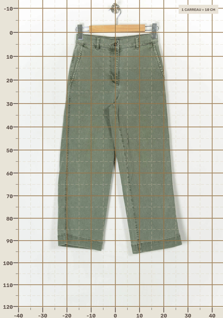 Jean Vert - Taille S/36 de la marque Caroll | PARAD25800 - Vendu par Paradigme - Image 4