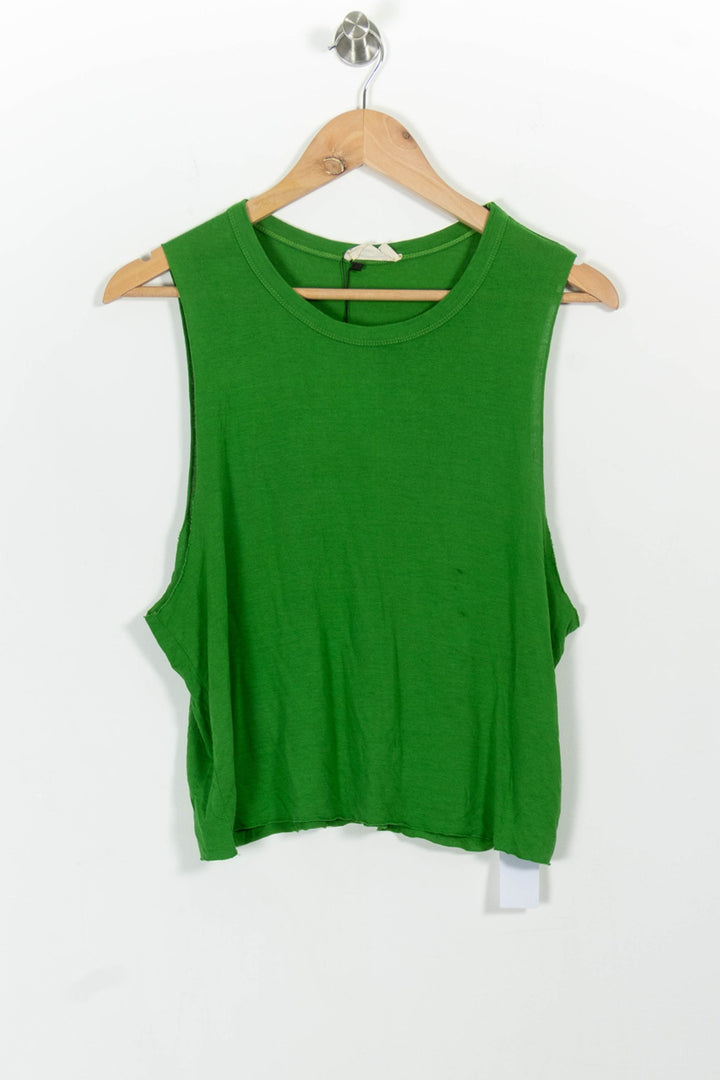 Débardeur Vert - Taille S/36 de la marque American Vintage | PARAD25802 - Vendu par Paradigme - Image 2