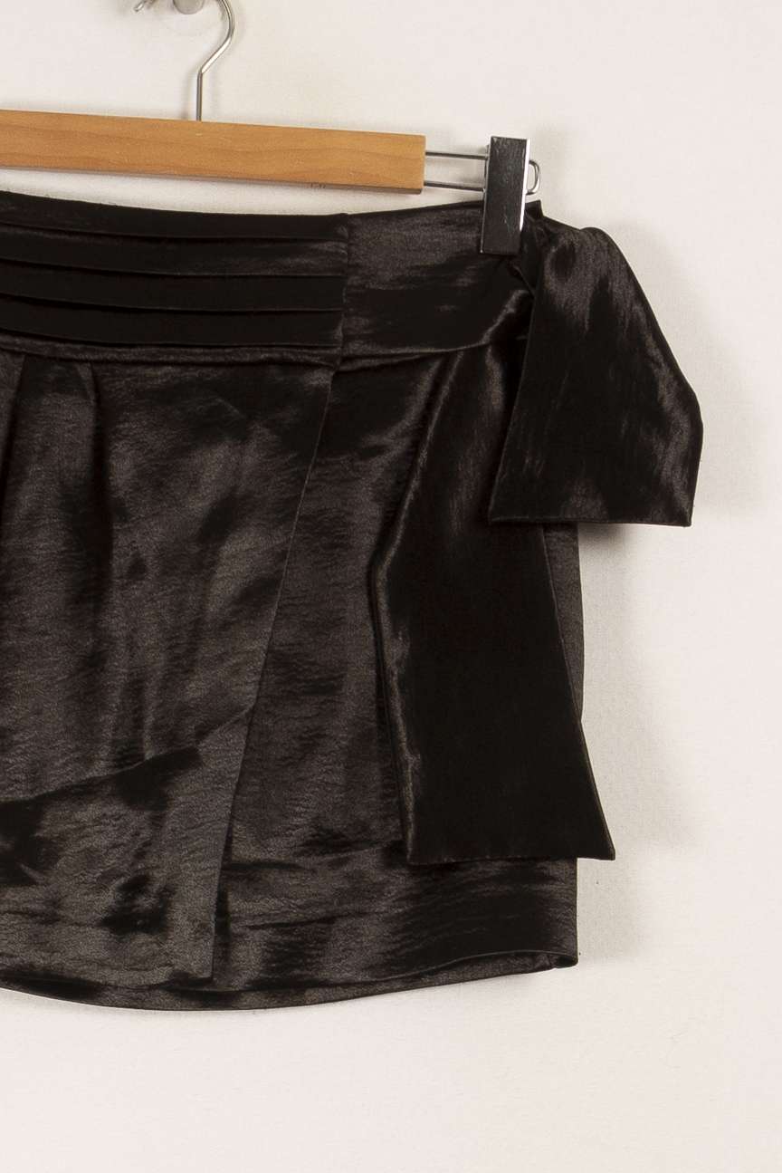 Jupe noire satinée - Taille S/36