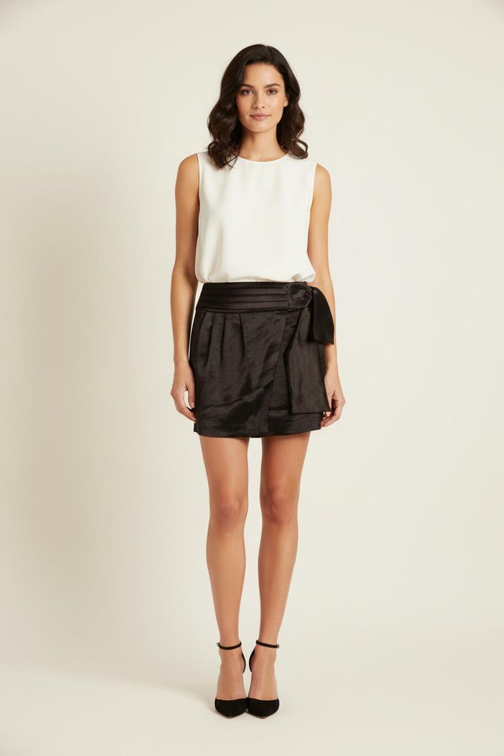 Jupe noire satinée - Taille S/36