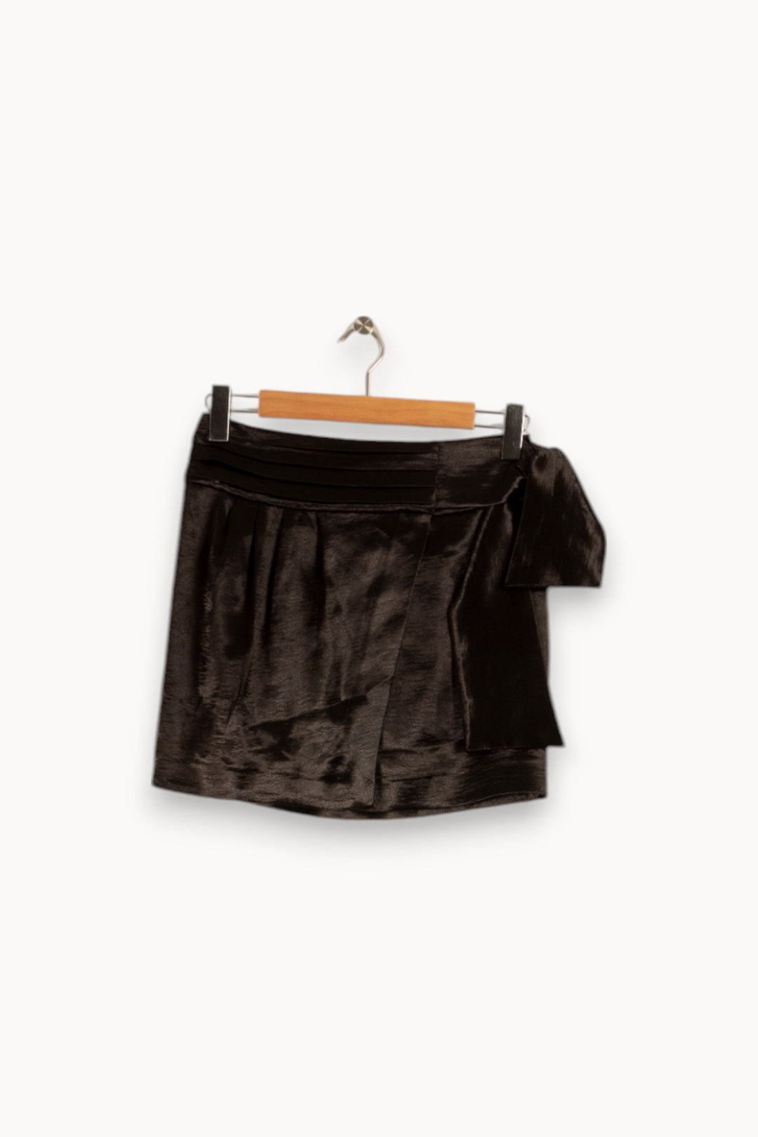 Jupe noire satinée - Taille S/36