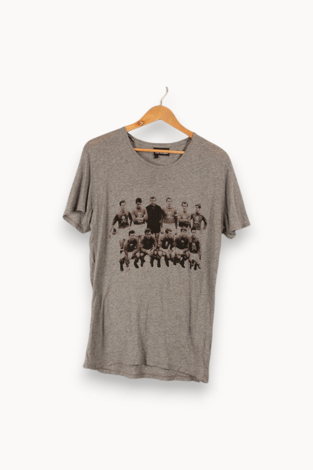 T-shirt gris avec photo - Taille S/36