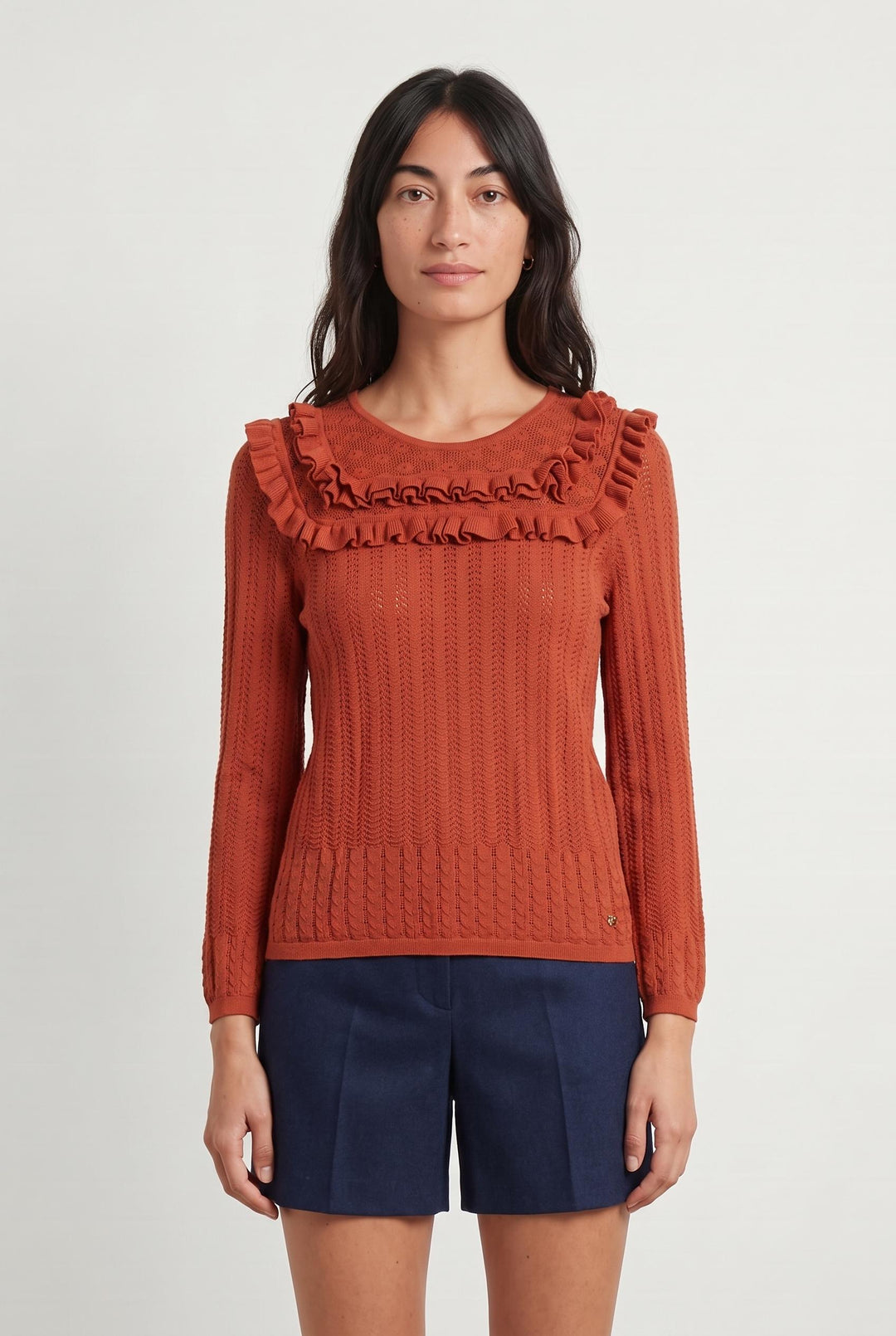 Pull Rouge - Taille S/36 de la marque Des petits hauts | PARAD25855 - Vendu par Paradigme - Image 1