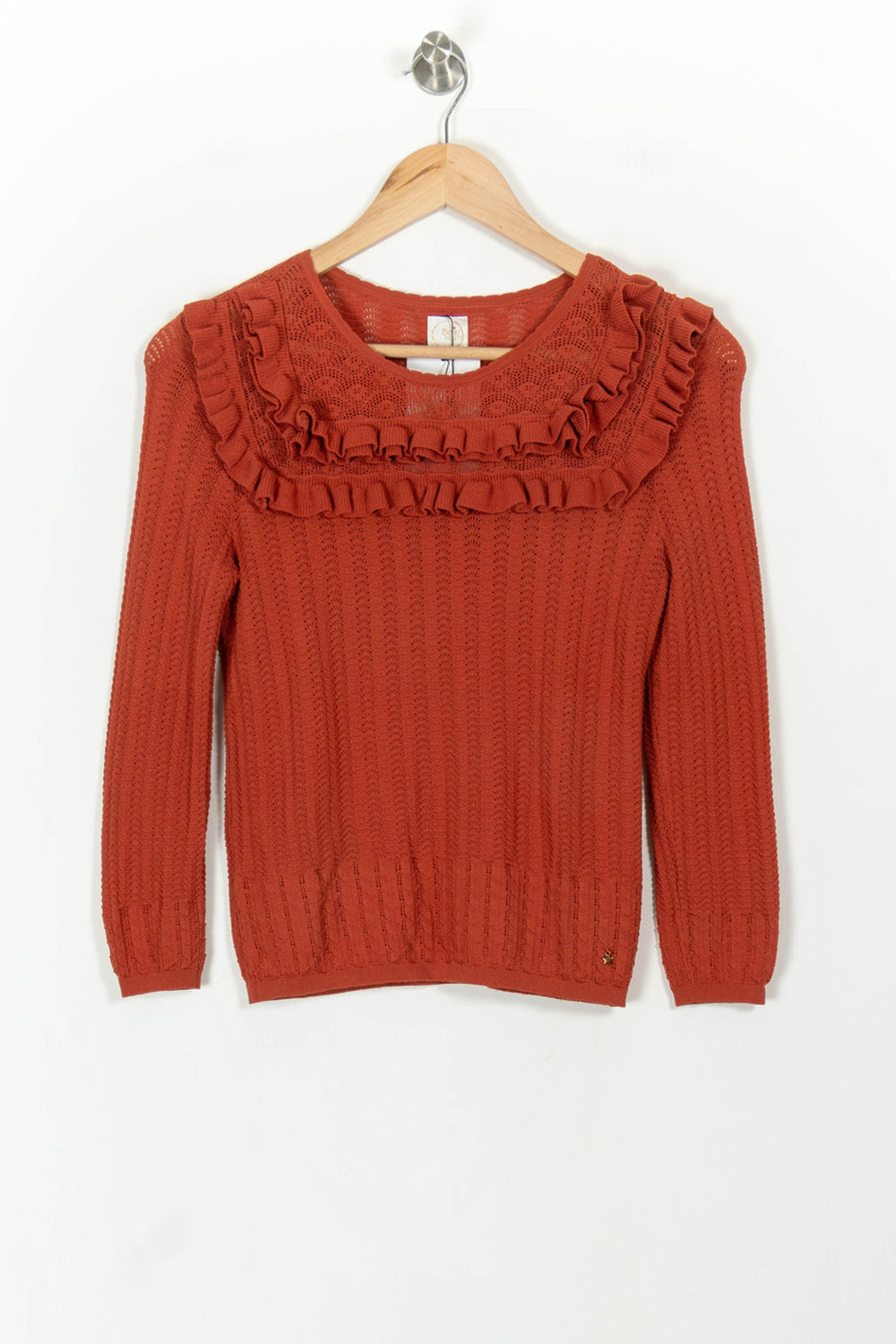 Pull Rouge - Taille S/36 de la marque Des petits hauts | PARAD25855 - Vendu par Paradigme - Image 2