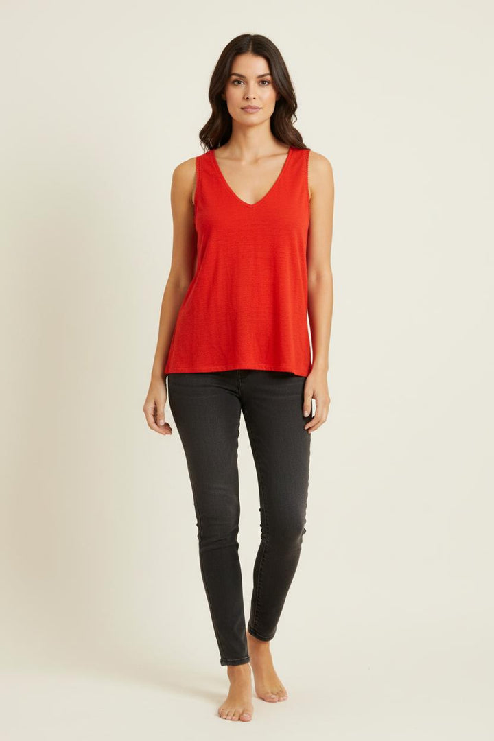 Top Orange - Taille S/36
