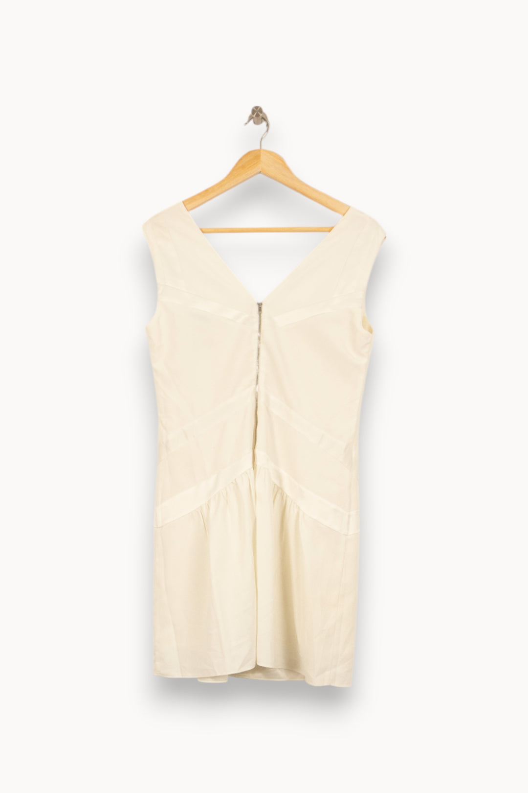 Robe Courte Blanche - Taille L/40 de la marque Sandro | PARAD25863 - Vendu par Paradigme - Image 4
