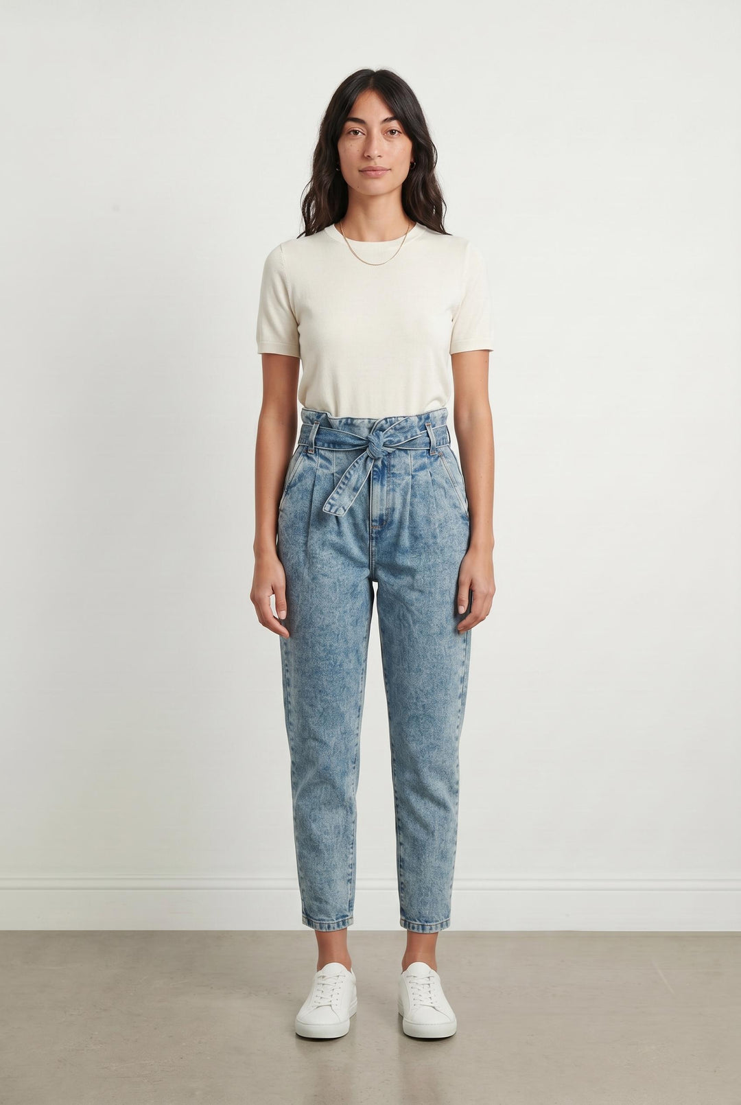Jean Taille Haute Bleu - Taille XS/34 de la marque Sézane | PARAD25865 - Vendu par Paradigme - Image 1