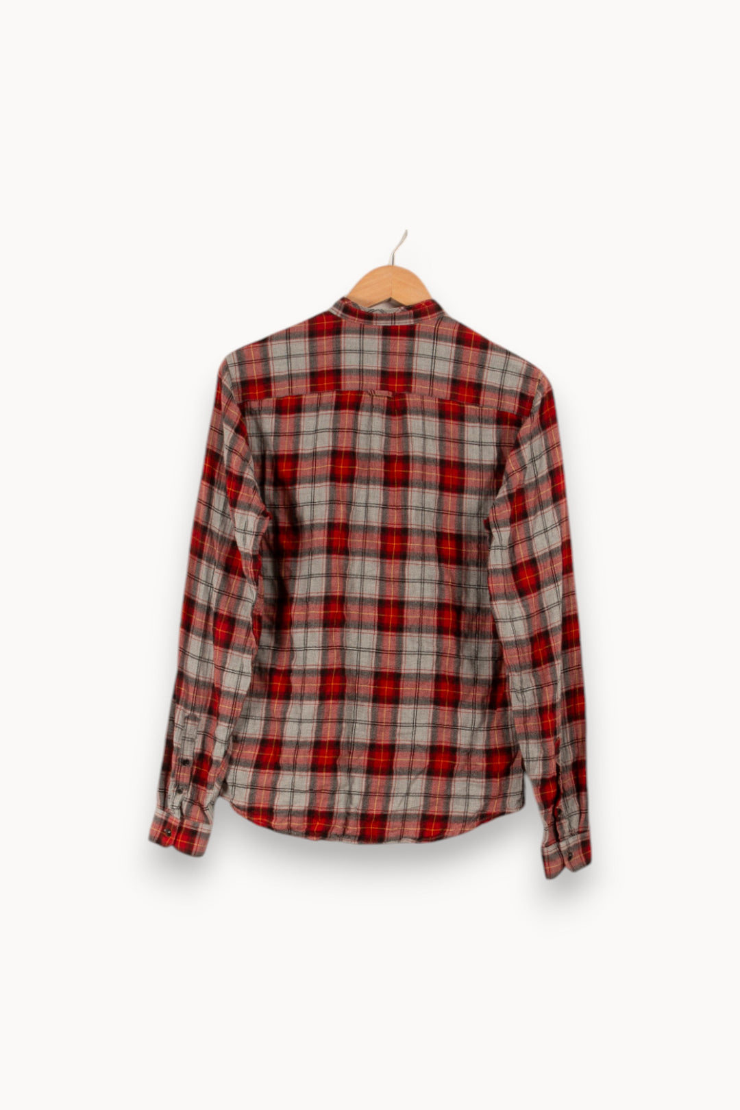 Chemise rouge et grise à carreaux - Taille S/36