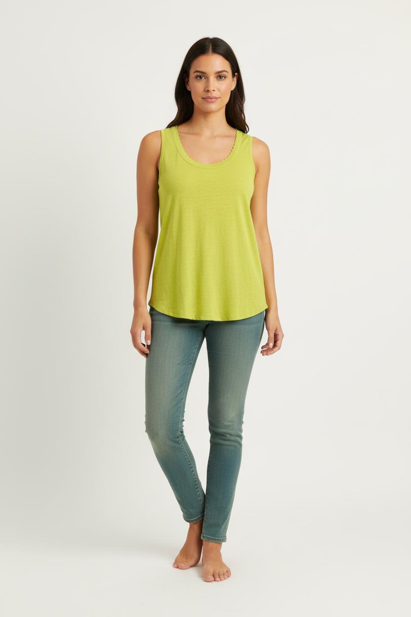 Débardeur vert/jaune clair - Taille M/38