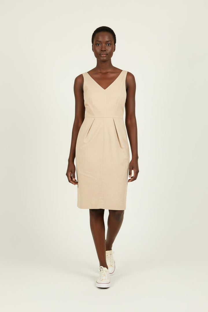 Robe beige - Taille S/36