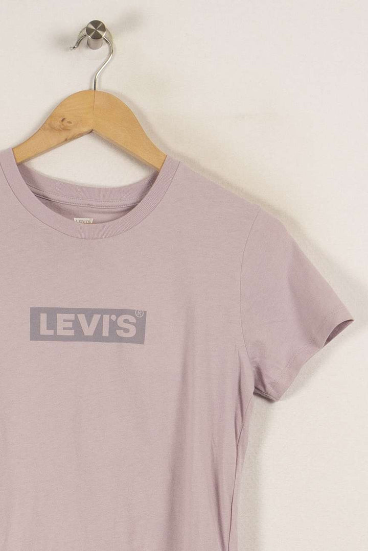 T-shirt violet clair - Taille XS/34 de la marque Levi's | PARAD25885 - Vendu par Paradigme - Image 2