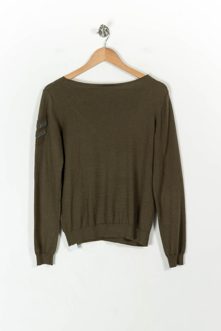 Pull Vert - Taille M/38 de la marque IKKS | PARAD25890 - Vendu par Paradigme - Image 4