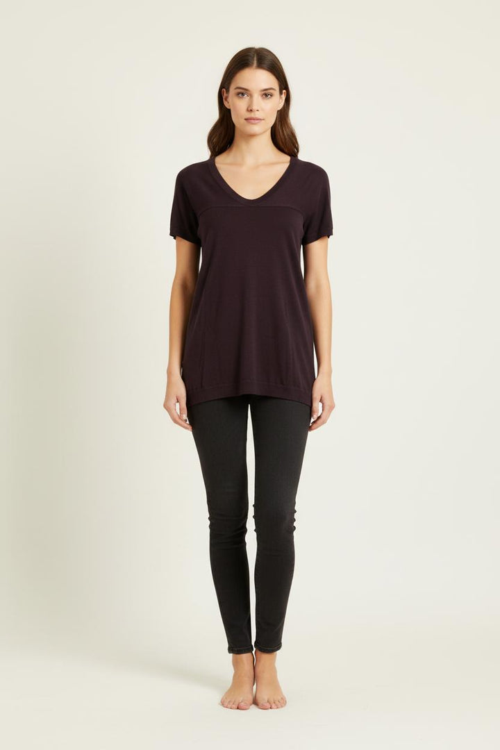 Top bleu foncé - Taille S/36