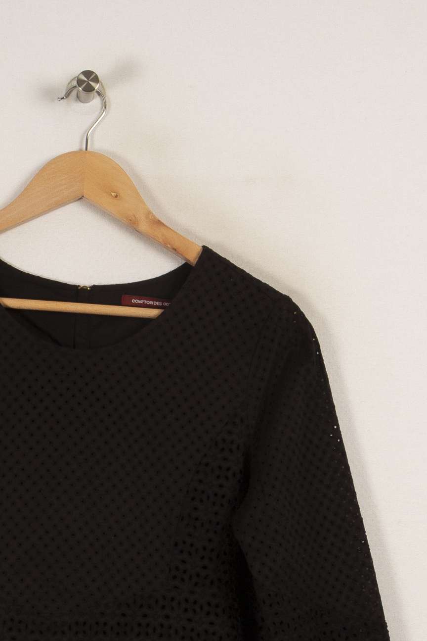 Robe noire avec broderies - Taille XL/42 de la marque Comptoir des Cotonniers | PARAD25923 - Vendu par Paradigme - Image 2