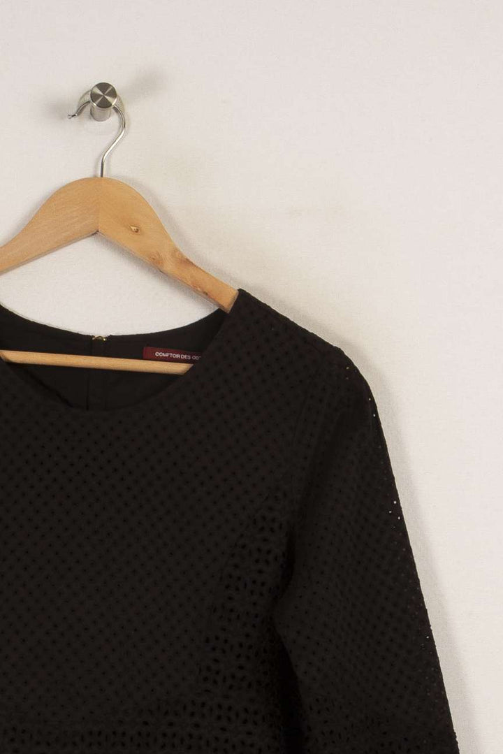 Robe noire avec broderies - Taille XL/42 de la marque Comptoir des Cotonniers | PARAD25923 - Vendu par Paradigme - Image 2
