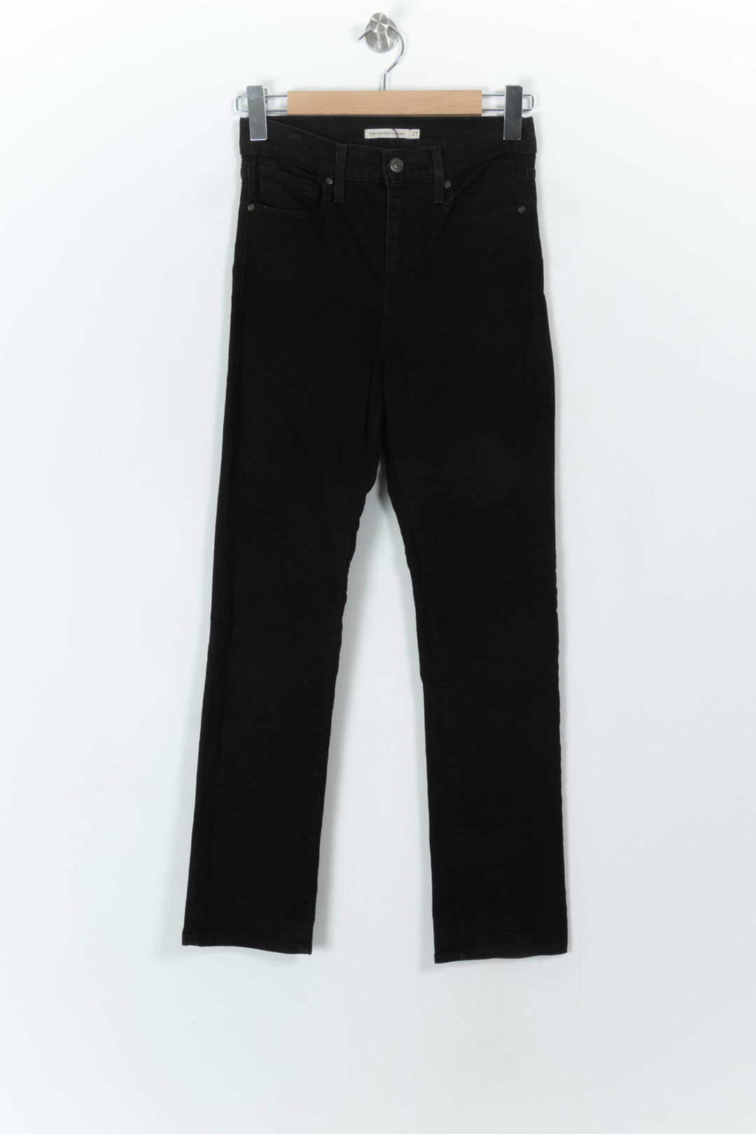 Jean Droit Noir - Taille M/38 de la marque Levi's | PARAD25967 - Vendu par Paradigme - Image 2