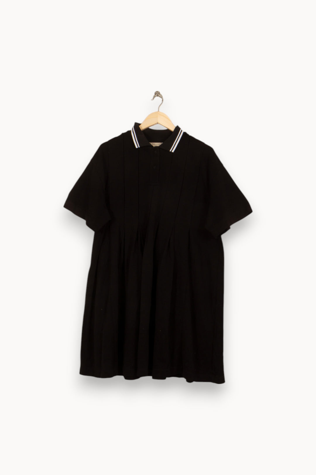 Robe Polo Noire - Taille M/38 de la marque Maison Kitsuné | PARAD25973 - Vendu par Paradigme - Image 2