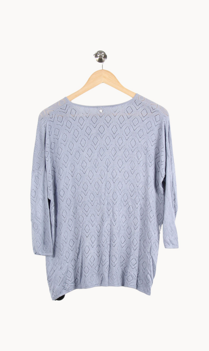 Pull Bleu - Taille S/36 de la marque Sud express | PARAD26019 - Vendu par Paradigme - Image 4