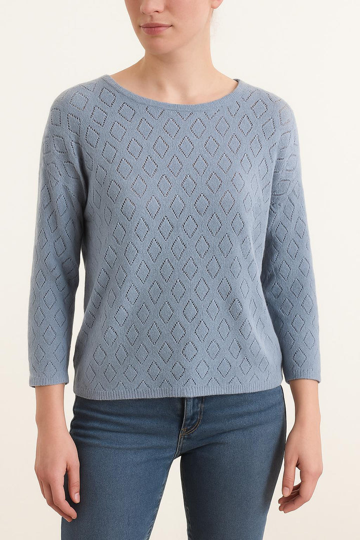 Pull Bleu - Taille S/36 de la marque Sud express | PARAD26019 - Vendu par Paradigme - Image 1