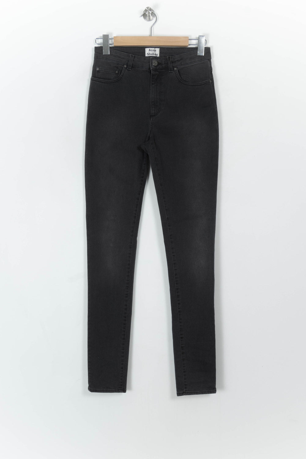 Jean Slim Noir - Taille L/40 de la marque Acne Studios | PARAD26076 - Vendu par Paradigme - Image 2