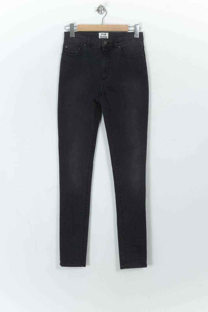 Jean Slim Noir - Taille L/40 de la marque Acne Studios | PARAD26076 - Vendu par Paradigme - Image 2