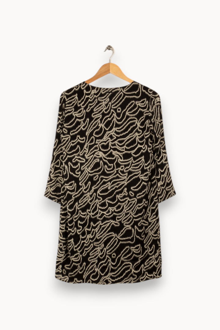 Robe noire et blanche - Taille S/36