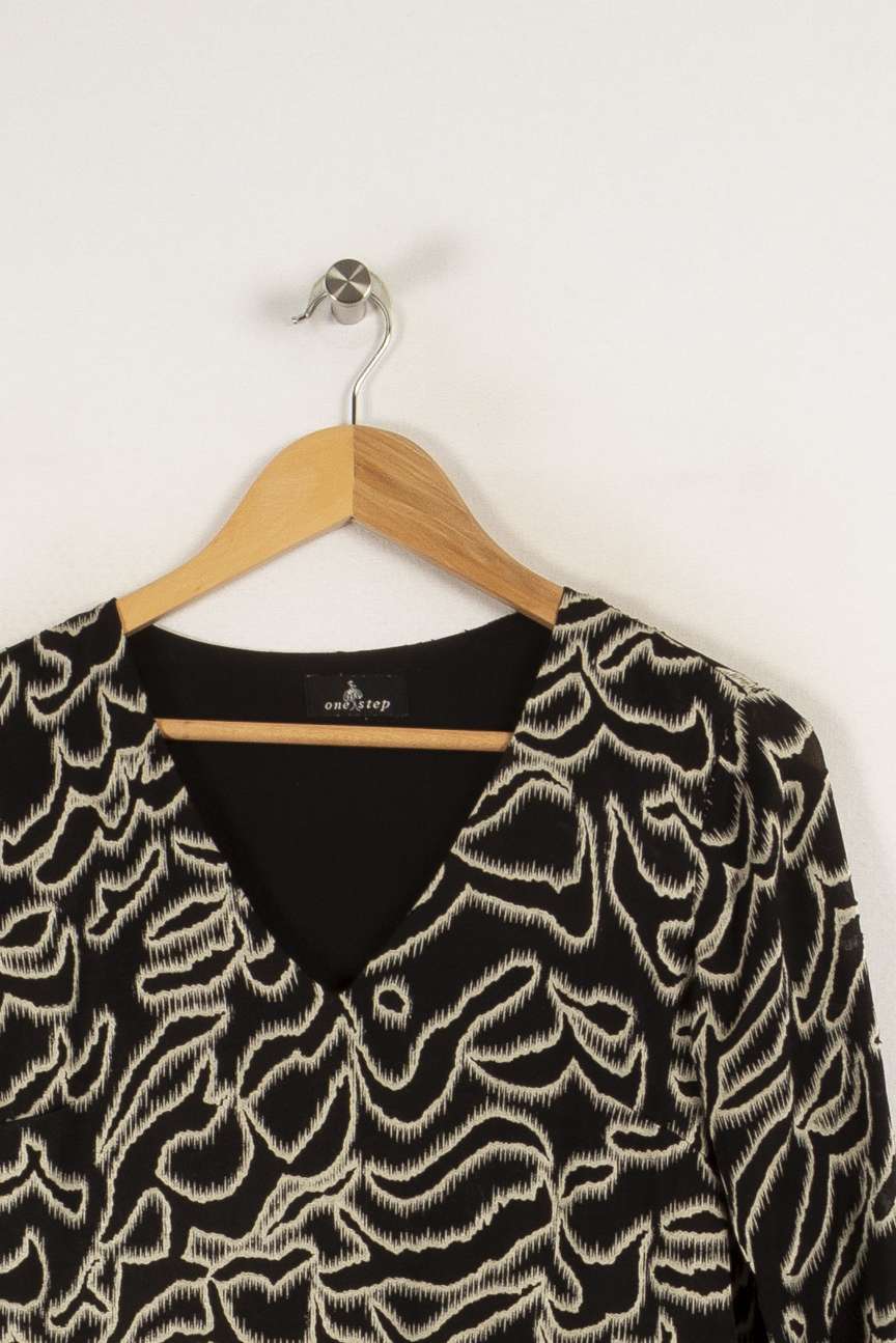 Robe noire et blanche - Taille S/36