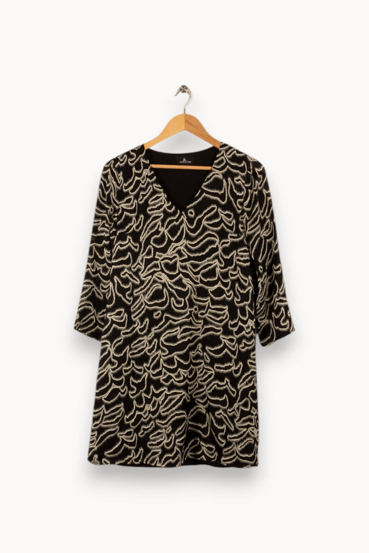Robe noire et blanche - Taille S/36