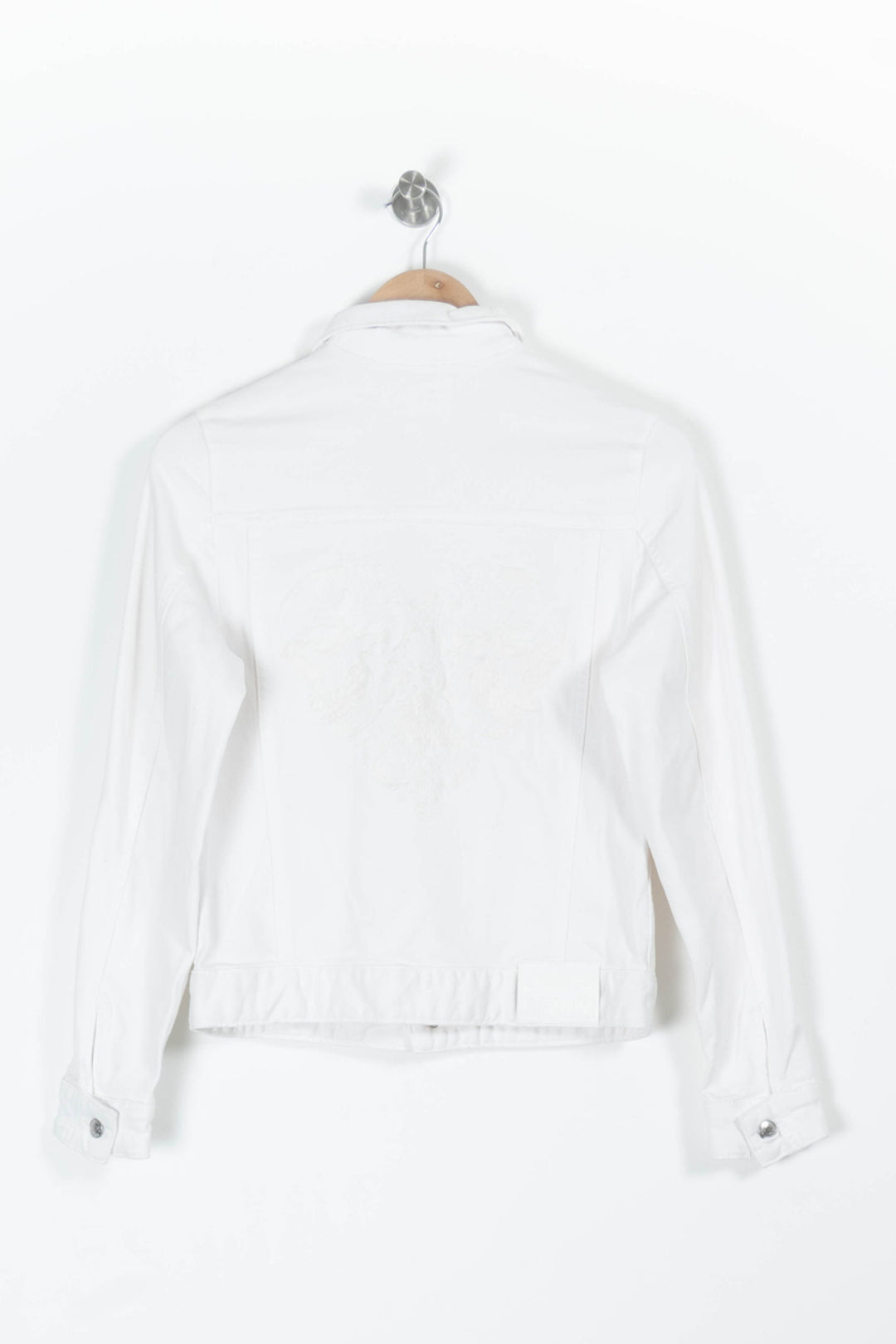Veste en Jean Blanche - Taille S/36 de la marque Zadig&Voltaire | PARAD26097 - Vendu par Paradigme - Image 4