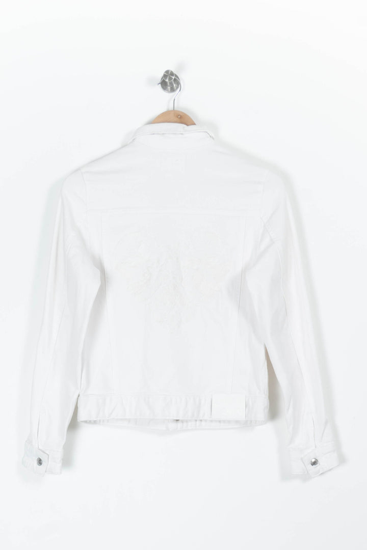 Veste en Jean Blanche - Taille S/36 de la marque Zadig&Voltaire | PARAD26097 - Vendu par Paradigme - Image 4