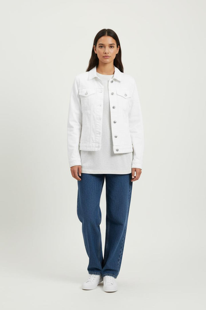 Veste en Jean Blanche - Taille S/36 de la marque Zadig&Voltaire | PARAD26097 - Vendu par Paradigme - Image 1