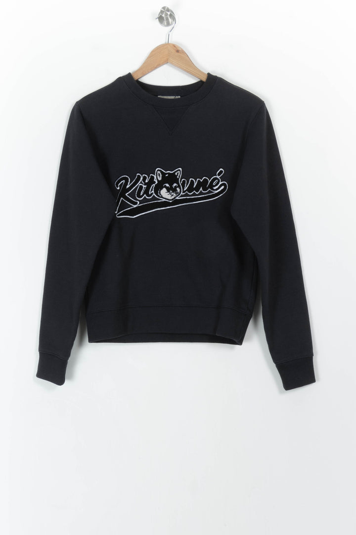 Sweatshirt Noir - Taille M/38 de la marque Maison Kitsuné | PARAD26098 - Vendu par Paradigme - Image 2