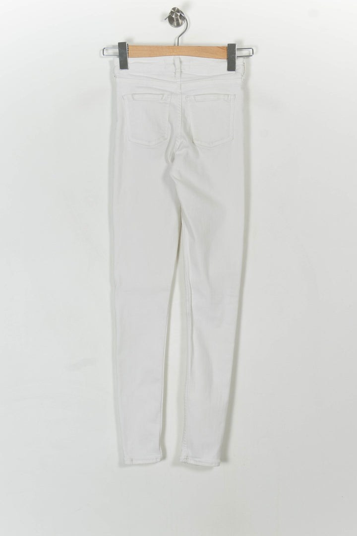 Jean Slim Blanc - Taille XS/34 de la marque Acne Studios | PARAD26101 - Vendu par Paradigme - Image 4