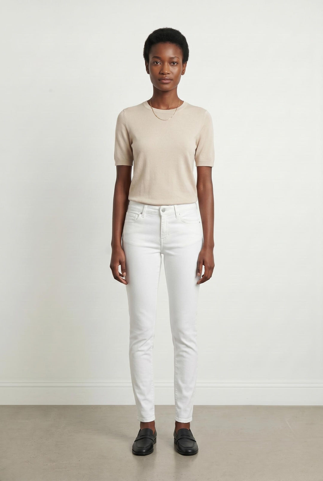 Jean Slim Blanc - Taille XS/34 de la marque Acne Studios | PARAD26101 - Vendu par Paradigme - Image 1