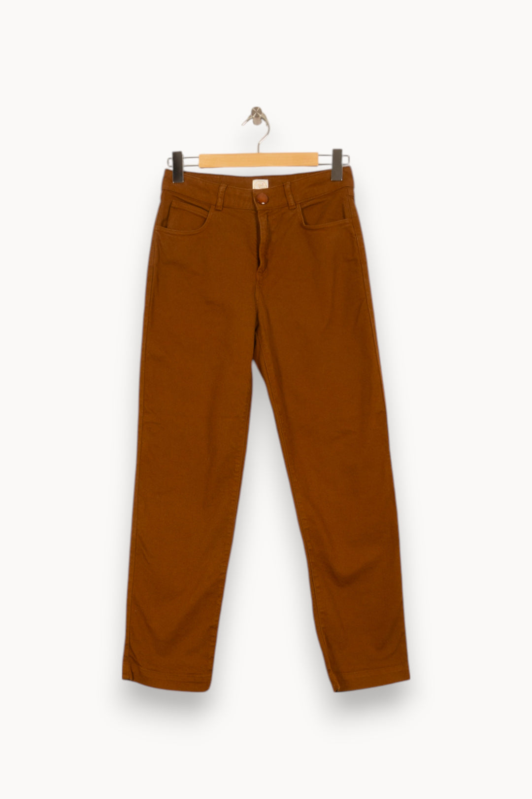 Jean Marron - Taille S/36 de la marque Des petits hauts | PARAD26120 - Vendu par Paradigme - Image 2