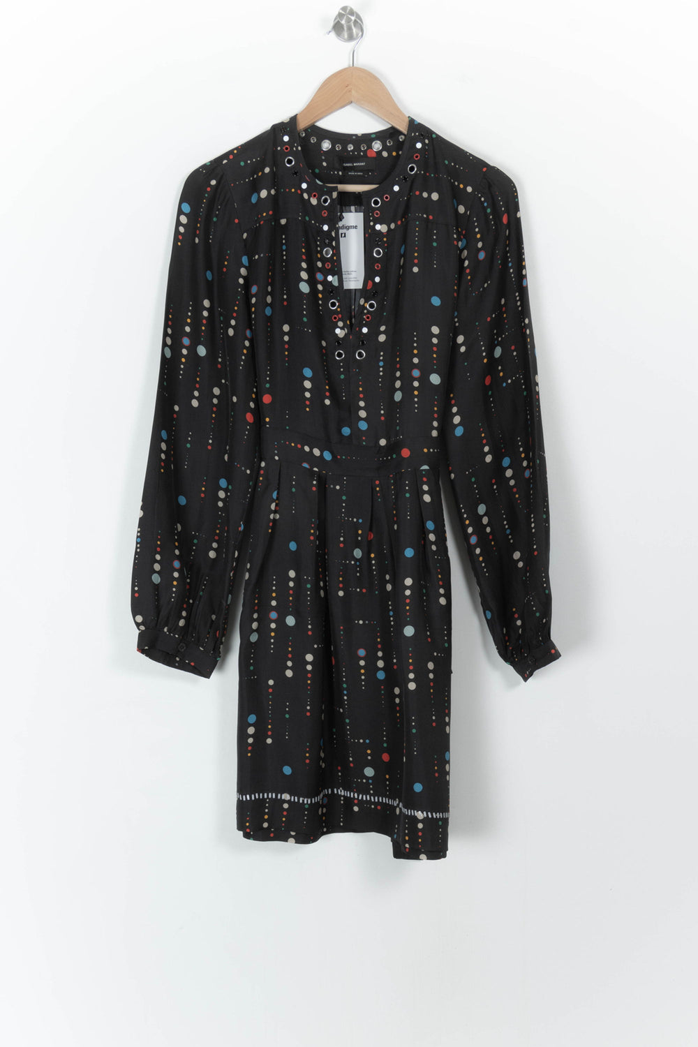 Robe Noire et Multicolore - Taille M/38 de la marque Isabel Marant | PARAD26125 - Vendu par Paradigme - Image 2