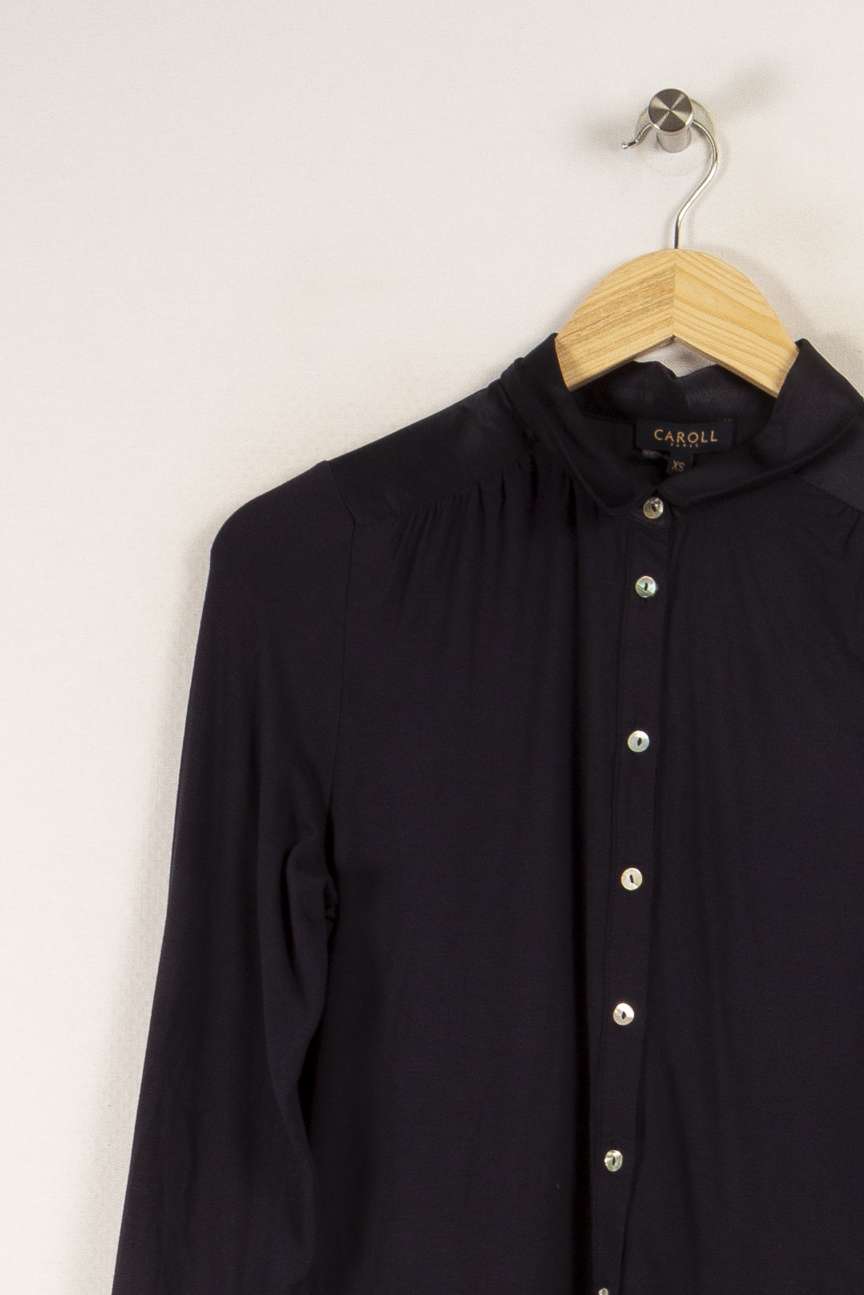 Chemise bleu foncé - Taille XS/34