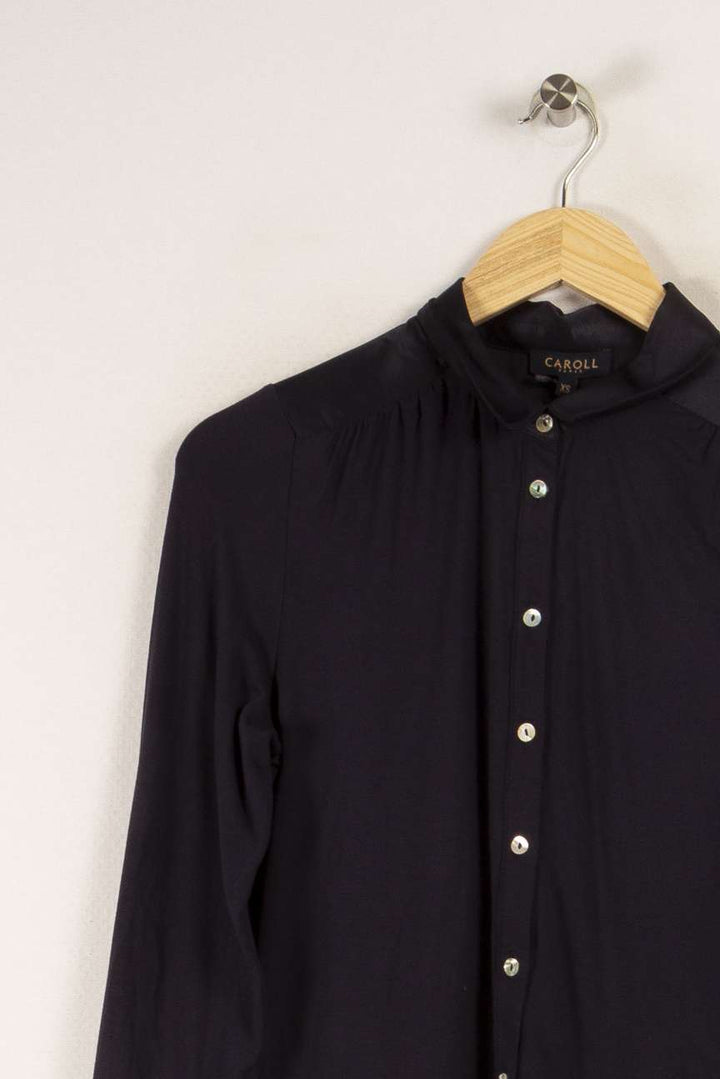 Chemise bleu foncé - Taille XS/34