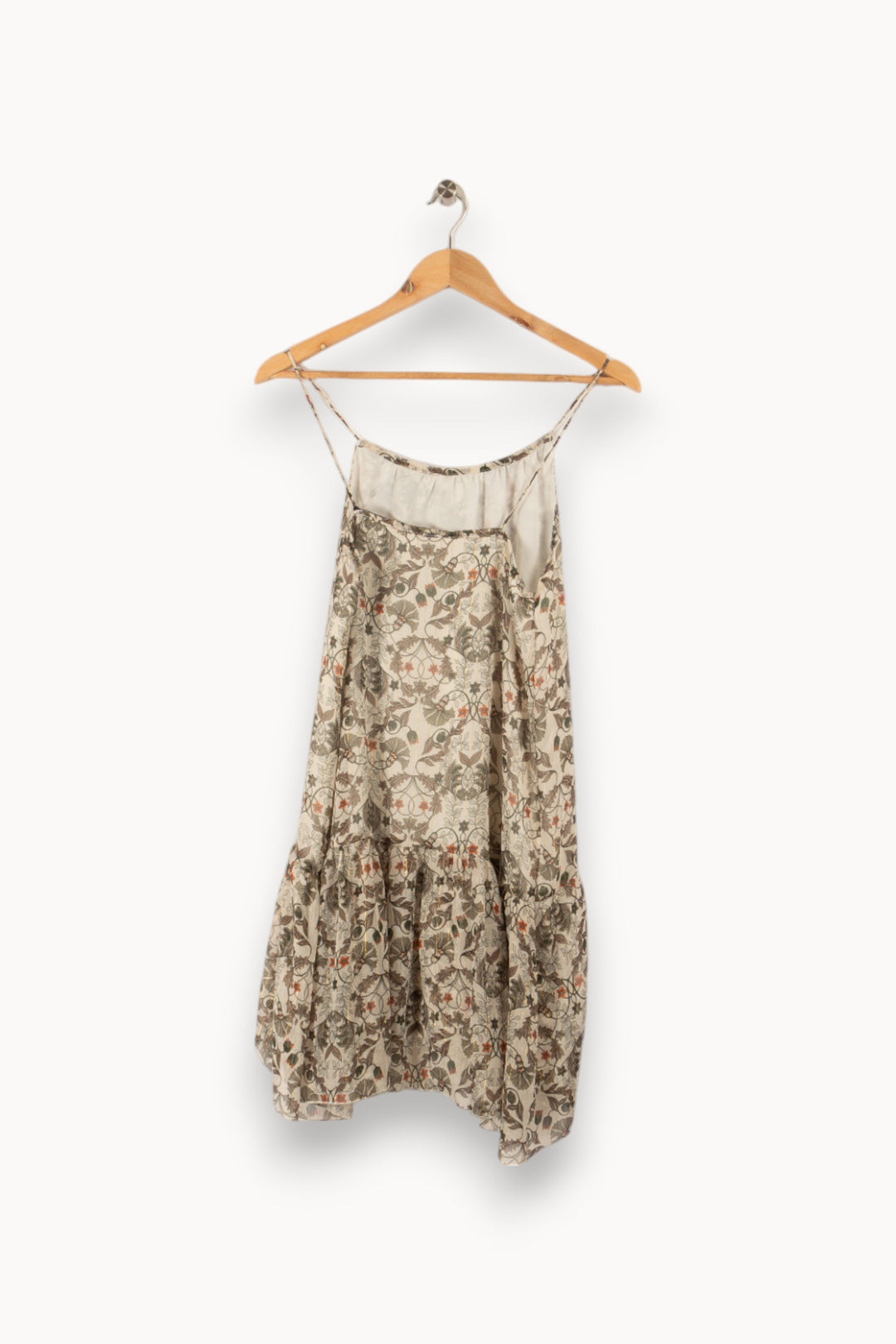 Robe verte à motifs - Taille S/36