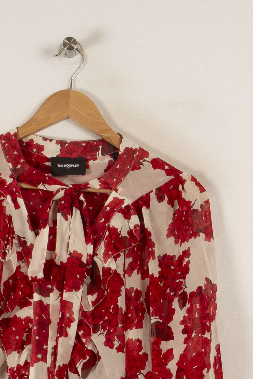 Blouse rouge - Taille S/36 de la marque The Kooples | PARAD26178 - Vendu par Paradigme - Image 2