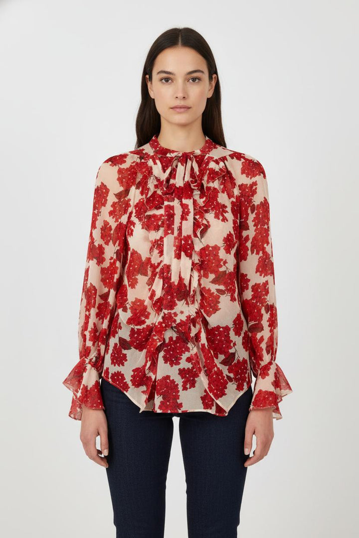 Blouse rouge - Taille S/36