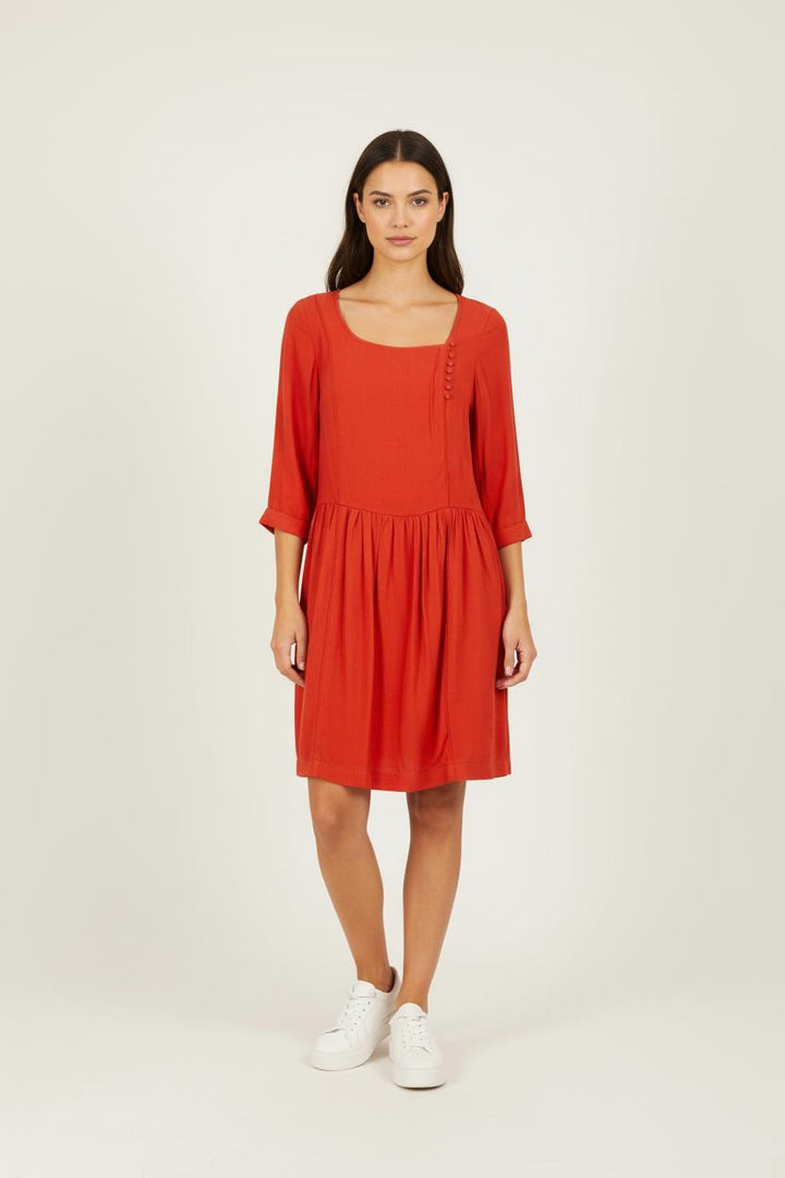 Robe orange - Taille S/36