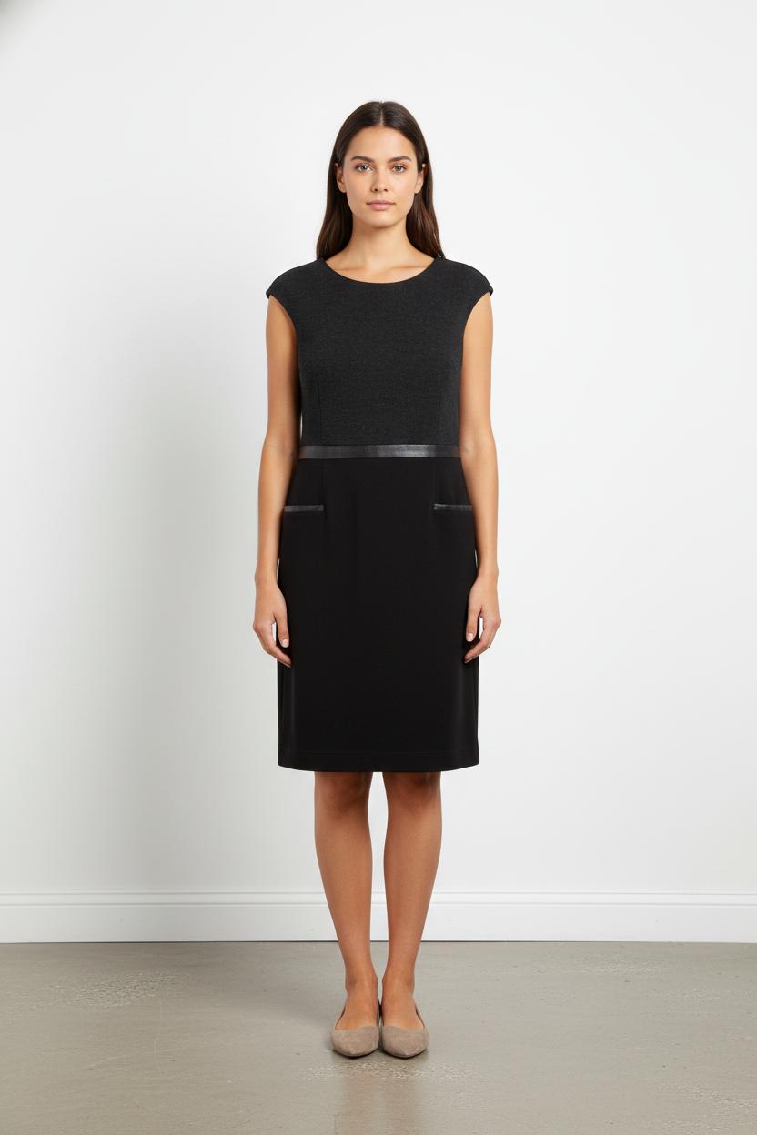 Robe grise et noire - Taille XL/42