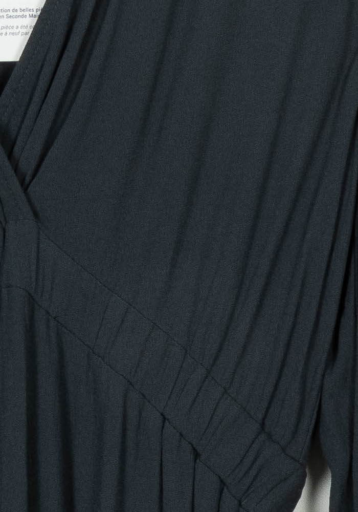 Robe Courte Bleue - Taille L/40 de la marque American Vintage | PARAD26222 - Vendu par Paradigme - Image 3