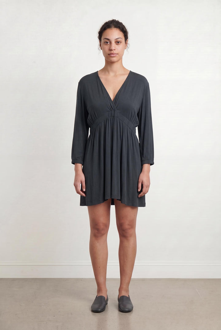 Robe Courte Bleue - Taille L/40 de la marque American Vintage | PARAD26222 - Vendu par Paradigme - Image 1