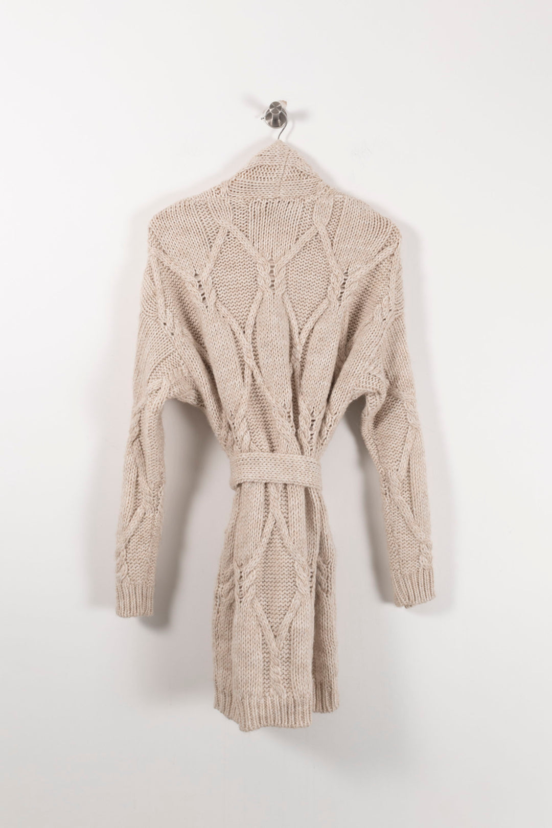 Cardigan Beige - Taille L/40 de la marque La Fée Maraboutée | PARAD26238 - Vendu par Paradigme - Image 4