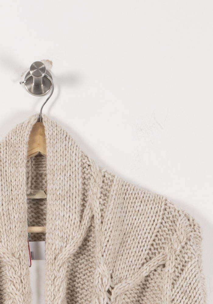 Cardigan Beige - Taille L/40 de la marque La Fée Maraboutée | PARAD26238 - Vendu par Paradigme - Image 3