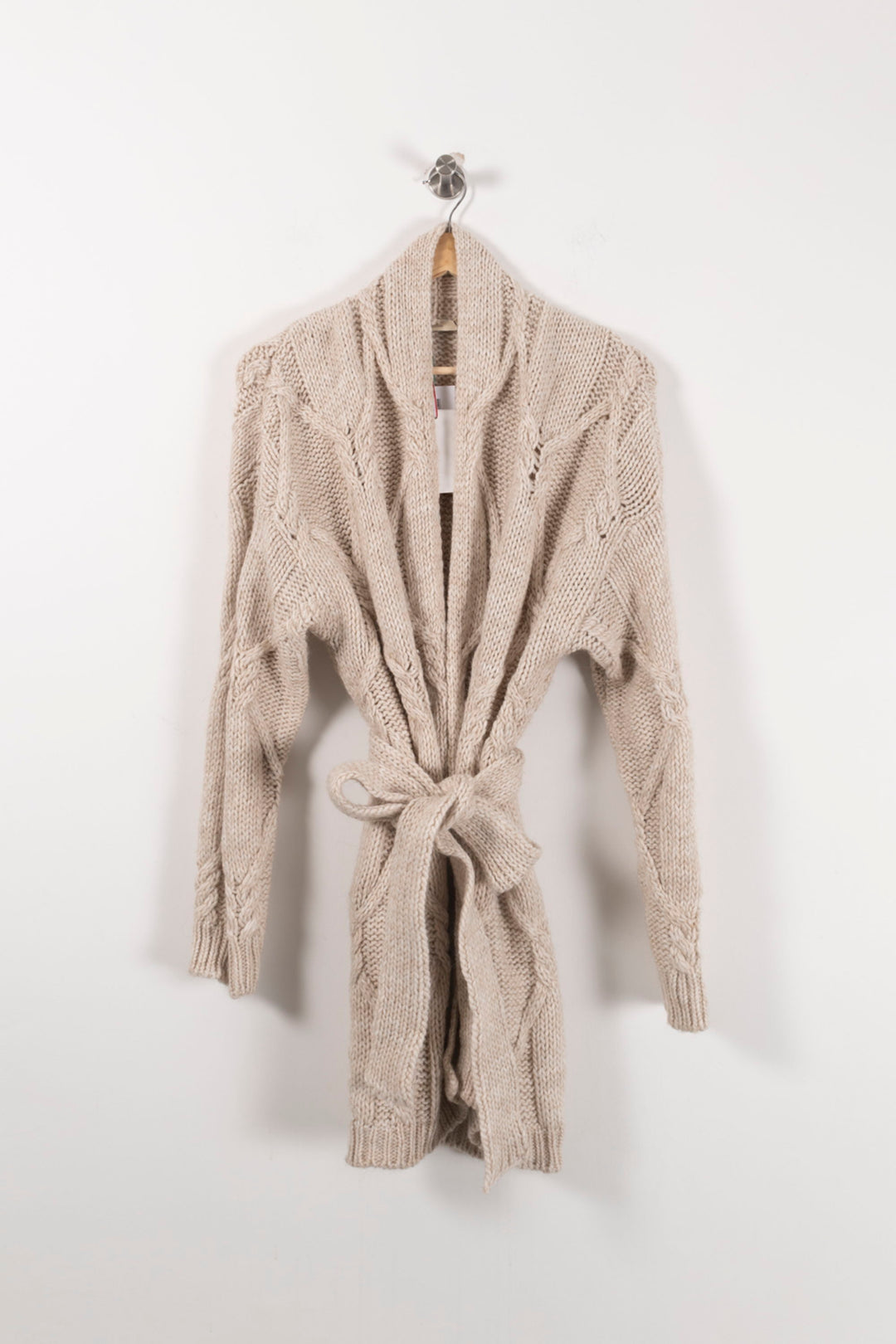 Cardigan Beige - Taille L/40 de la marque La Fée Maraboutée | PARAD26238 - Vendu par Paradigme - Image 2