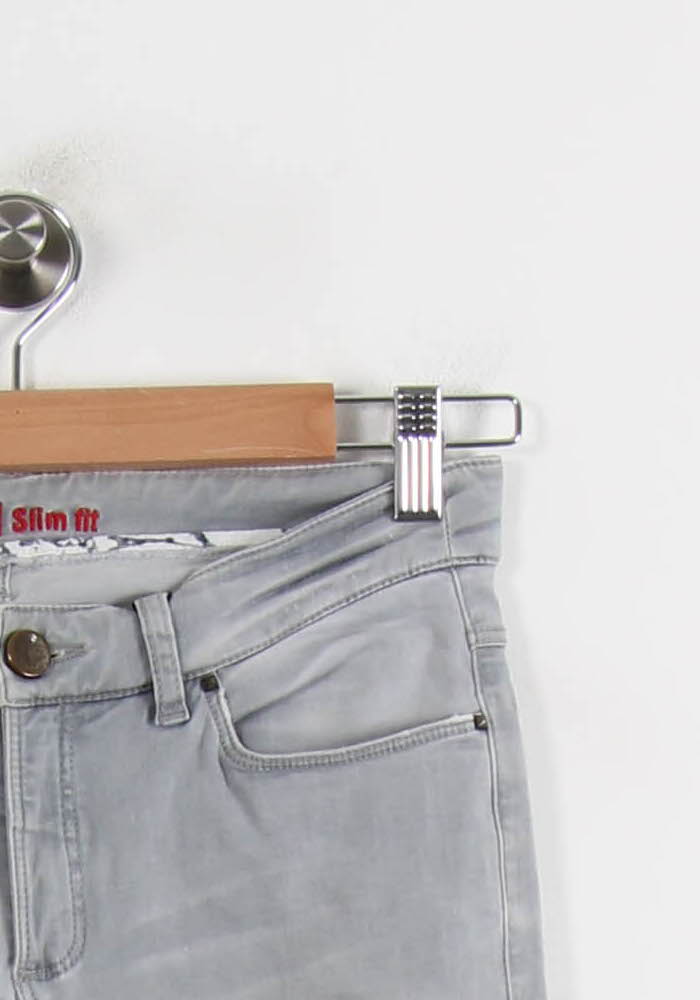 Jean Gris - Taille S/36 de la marque I.Code | PARAD26240 - Vendu par Paradigme - Image 3