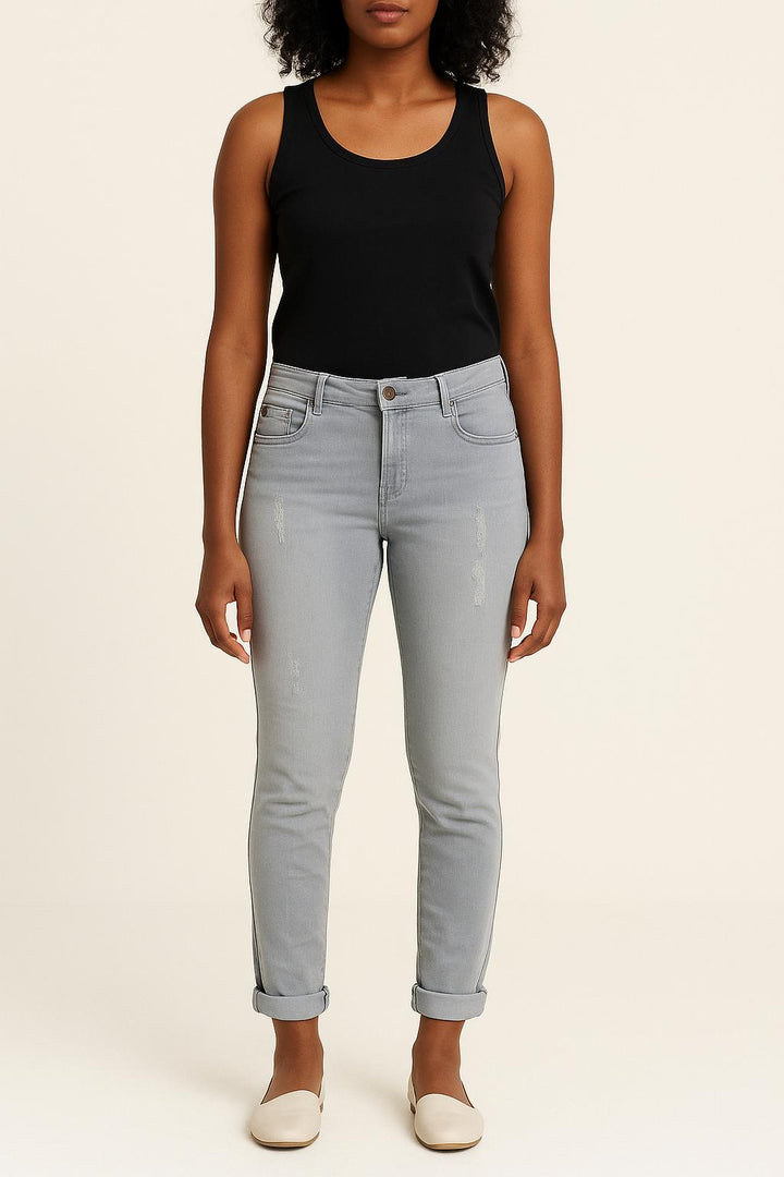 Jean Gris - Taille S/36 de la marque I.Code | PARAD26240 - Vendu par Paradigme - Image 1